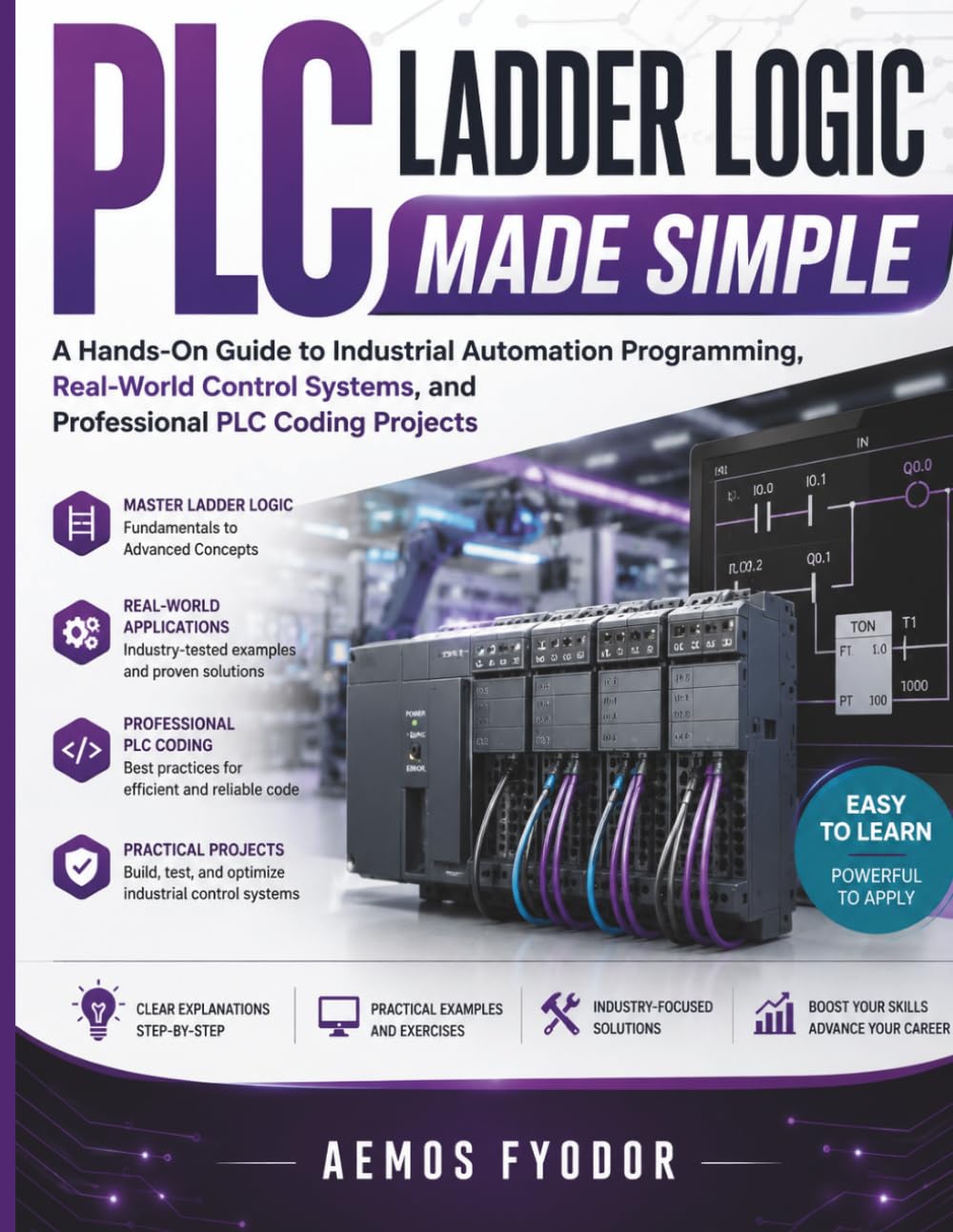 capítulo por capítulo baixar PLC Ladder Logic Made Simple: A Hands-On Guide to Industrial Automation Programming, Real-World Control Systems, and Professional PLC Coding Projects