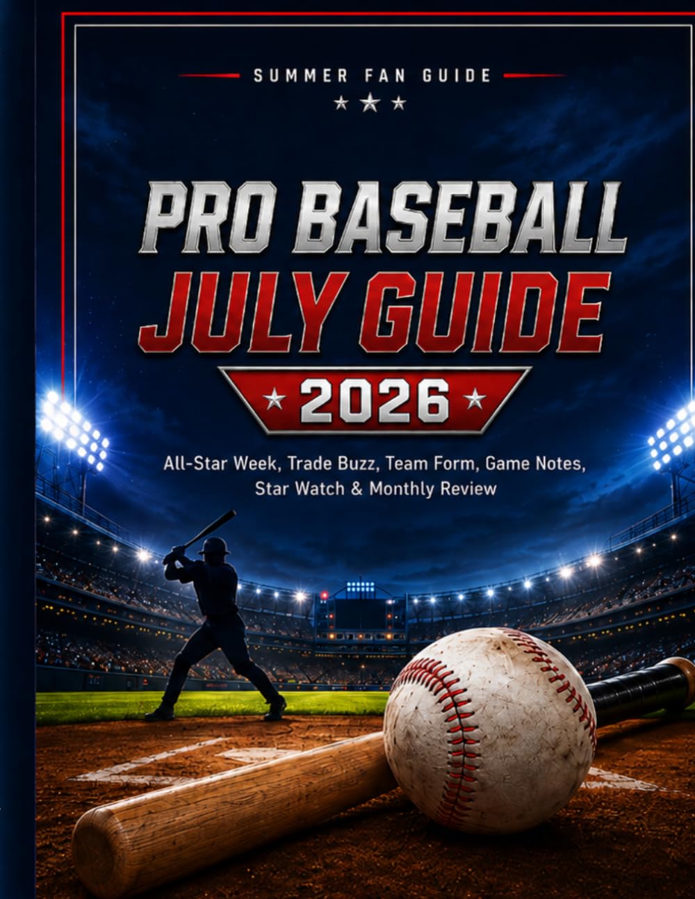 ler totalmente PRO BASEBALL JULY GUIDE 2026: All-Star Week, Trade Buzz, Team Form, Game Notes, Star Watch & Monthly Review