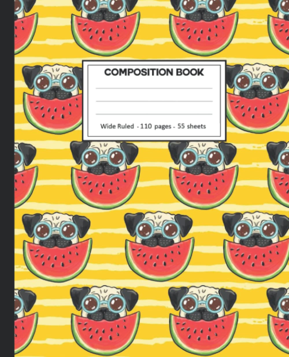 Composition Notebook: Composition Notebook with Pug for School. baixar o livro de graça