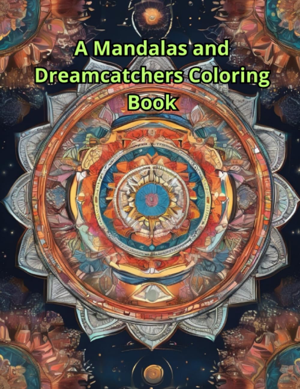 A Mandalas and Dreamcatcher coloring book: A relaxing and stress relief coloring book (Portuguese Edition) baixar o livro de graça