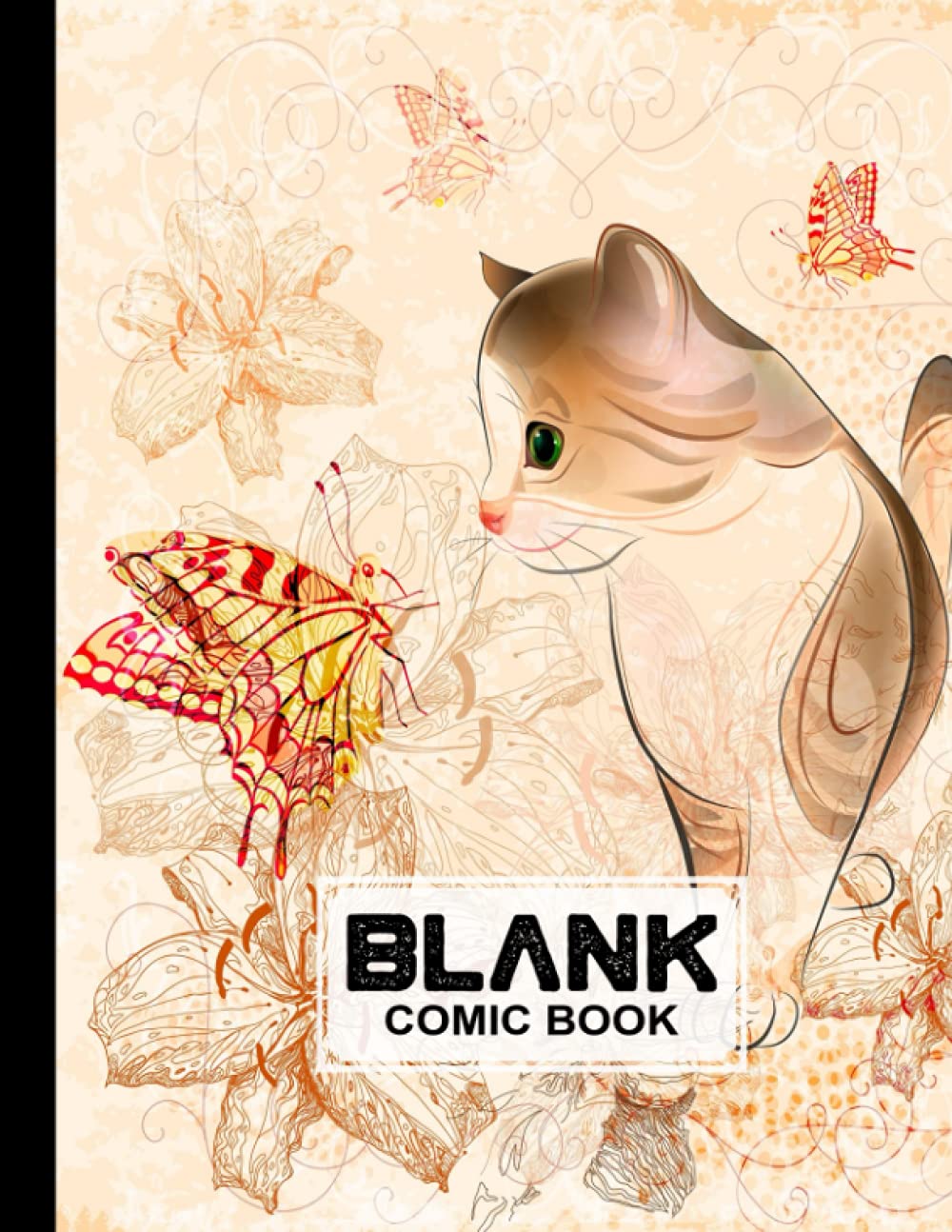 Blank Comic Book: Cute Cat Cover, Draw Your Own Comics - 120 Pages of Fun and Unique Templates - A Large 8.5" x 11" Notebook by Melanie Seidel baixar livro de graça