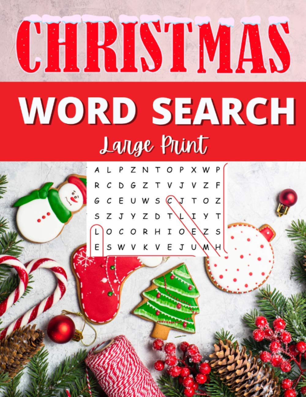 Christmas Word Search: Puzzle Book for Adults and Kids. Large Jumbo Print Games...Holiday Fun Christmas Cookies Cover - Word Search Adult Large Print baixar livro de graça