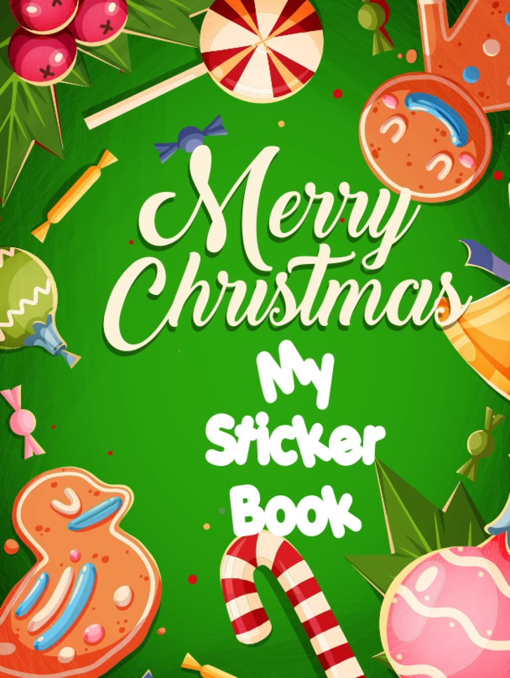ler totalmente Merry Christmas Blank Sticker Book: Merry Christmas Activity Blank Sticker Book for Kids Ages 4-8 Super Fun Christmas Activities
