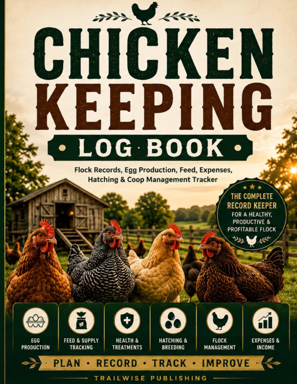 capítulo por capítulo baixar Chicken Keeping Log Book: Flock Records, Egg Production, Feed, Expenses, Hatching & Coop Management Tracker