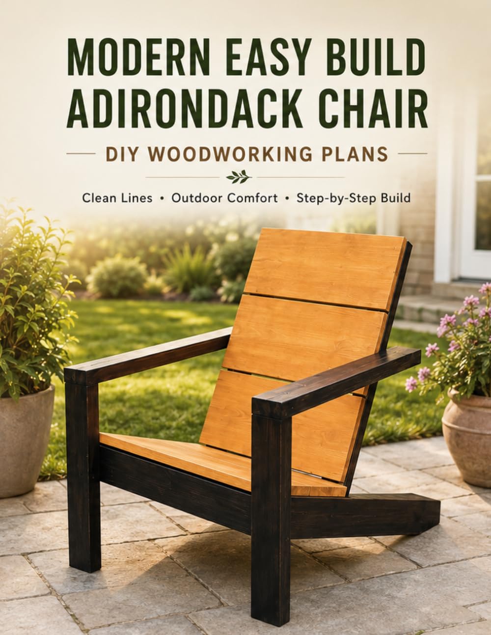 Modern Easy Build Adirondack Chair: DIY Woodworking Plans baixar livro de graça