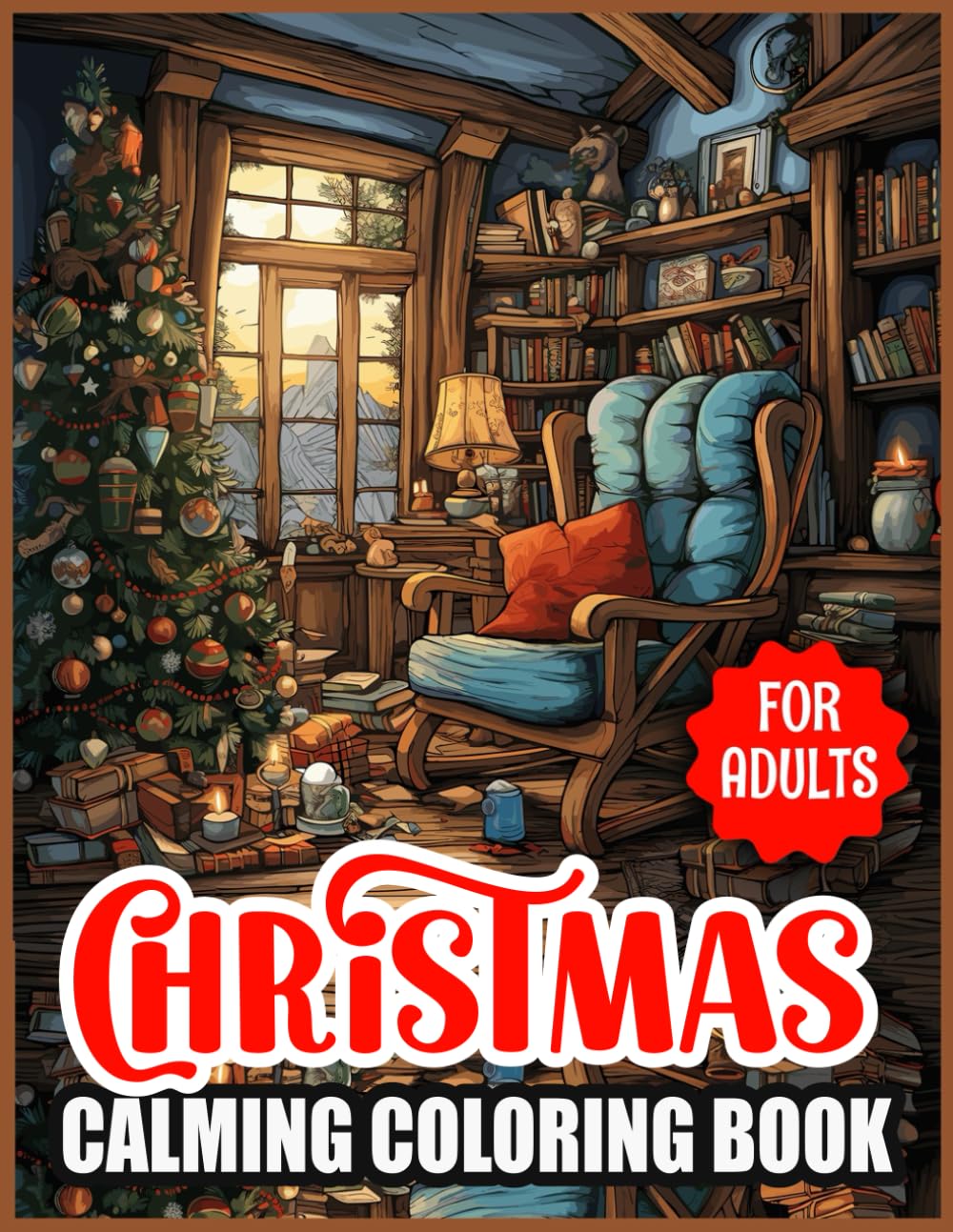 capítulo por capítulo baixar Christmas Calming: Coloring Book for Adults and Beautiful Winter Coloring Book for Seniors