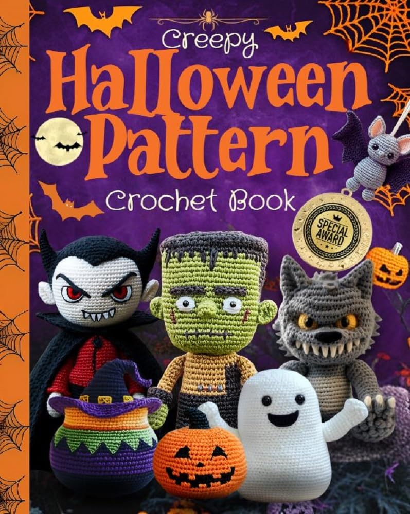 ler totalmente Halloween Creepy Crochet Pattern Book: Amigurumi Scariest Patterns to Haunt Your House: Frightfully Fun & Spooky Step-by-Step Designs from Easy to Advenced (English Edition)