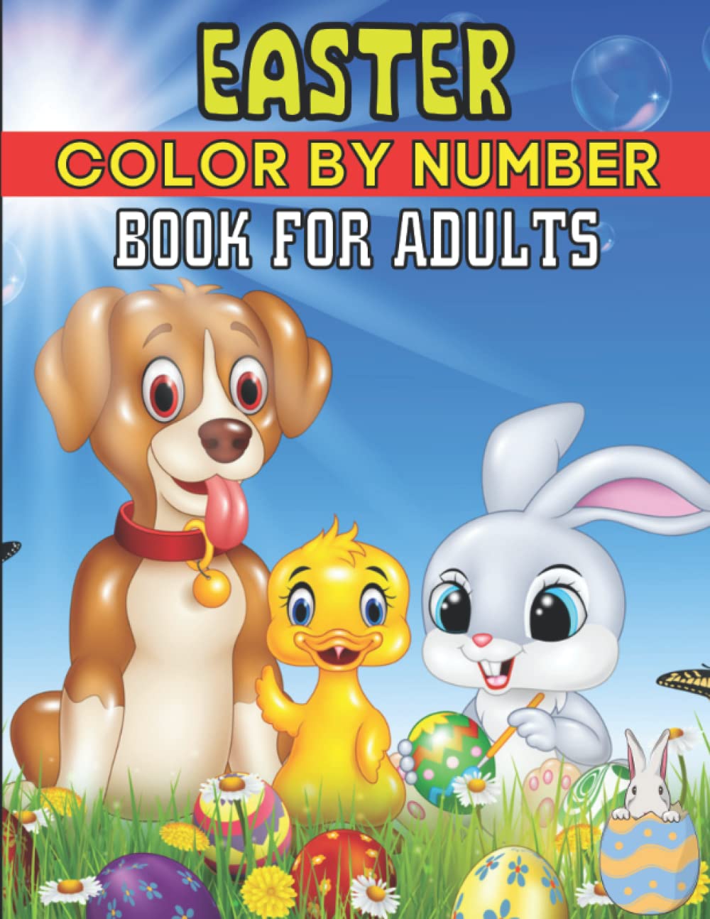 Easter Color By Number Coloring Book For Adults: Easter Color By Number Activity Book For Adults with Spring Scenes, Easter Eggs, Cute... Color By Numbers baixar livro de graça