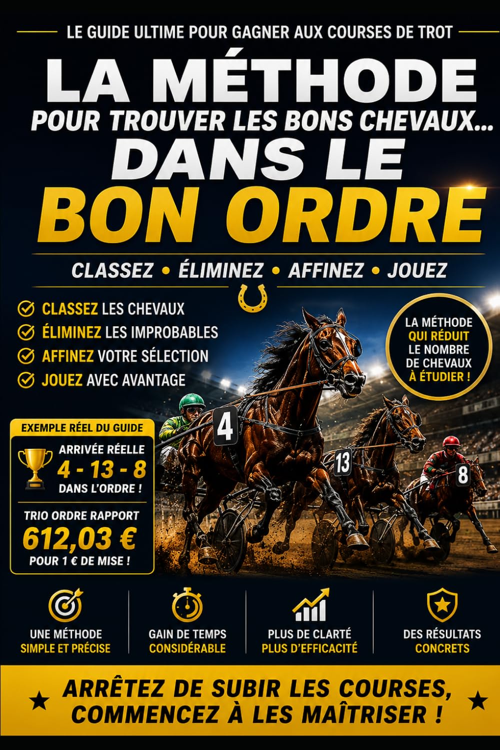 La Méthode pour Trouver les Bons Chevaux dans le Bon Ordre: Une méthode simple pour classer, éliminer et affiner vos sélections aux courses de Trot (French Edition) baixar livro de graça
