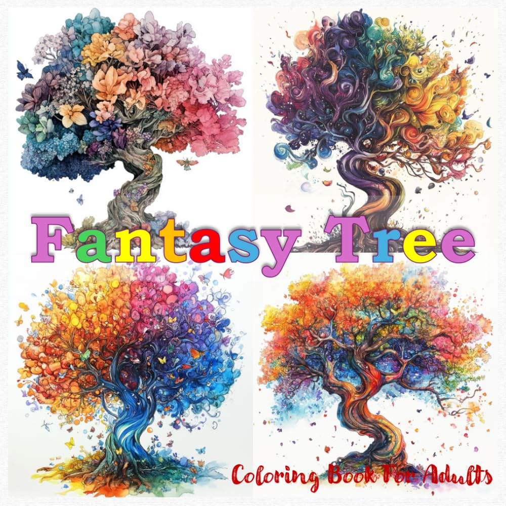 Fantasy Tree: An Intricate Mystical Forest Treasures Coloring Book For Adults baixar livro de graça