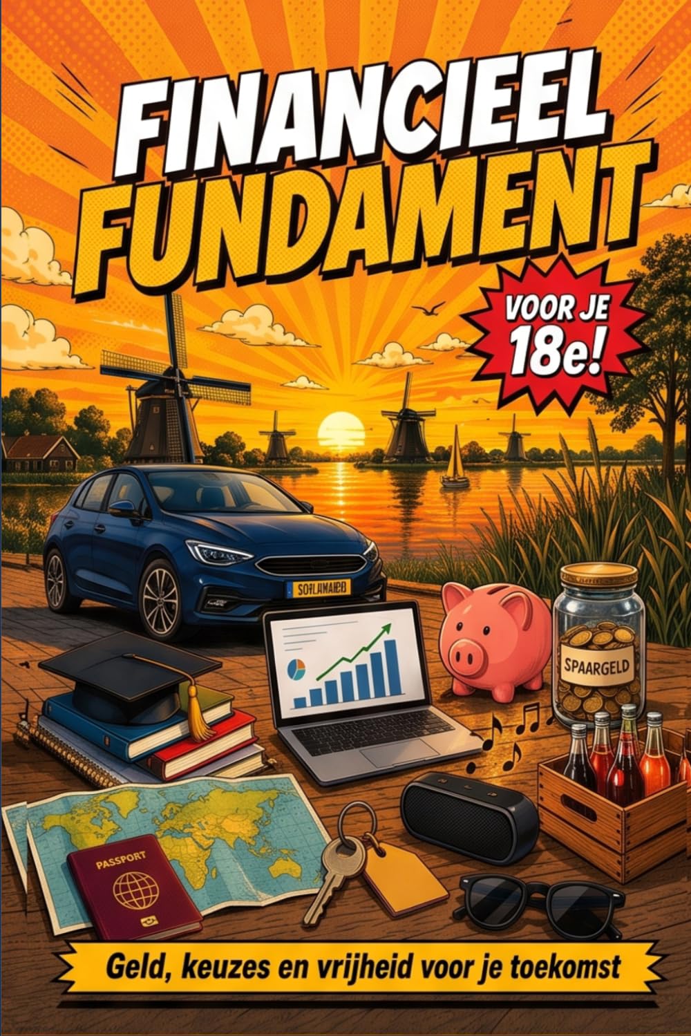 Financieel fundament - voor je 18!: Geld, keuzes en vrijheid voor je toekomst (Dutch Edition)