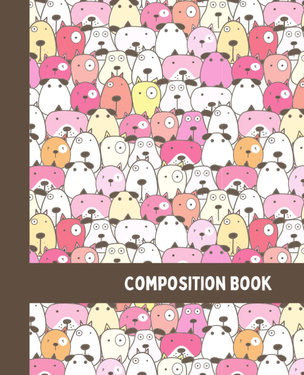 Cute Colorful Dogs Composition Notebook I Kawaii Cottagecore Aesthetic College Ruled Notebook: For Kids, Teens and Adults (7.5 x 9.25 inches) - 120 Pages baixar livro de graça