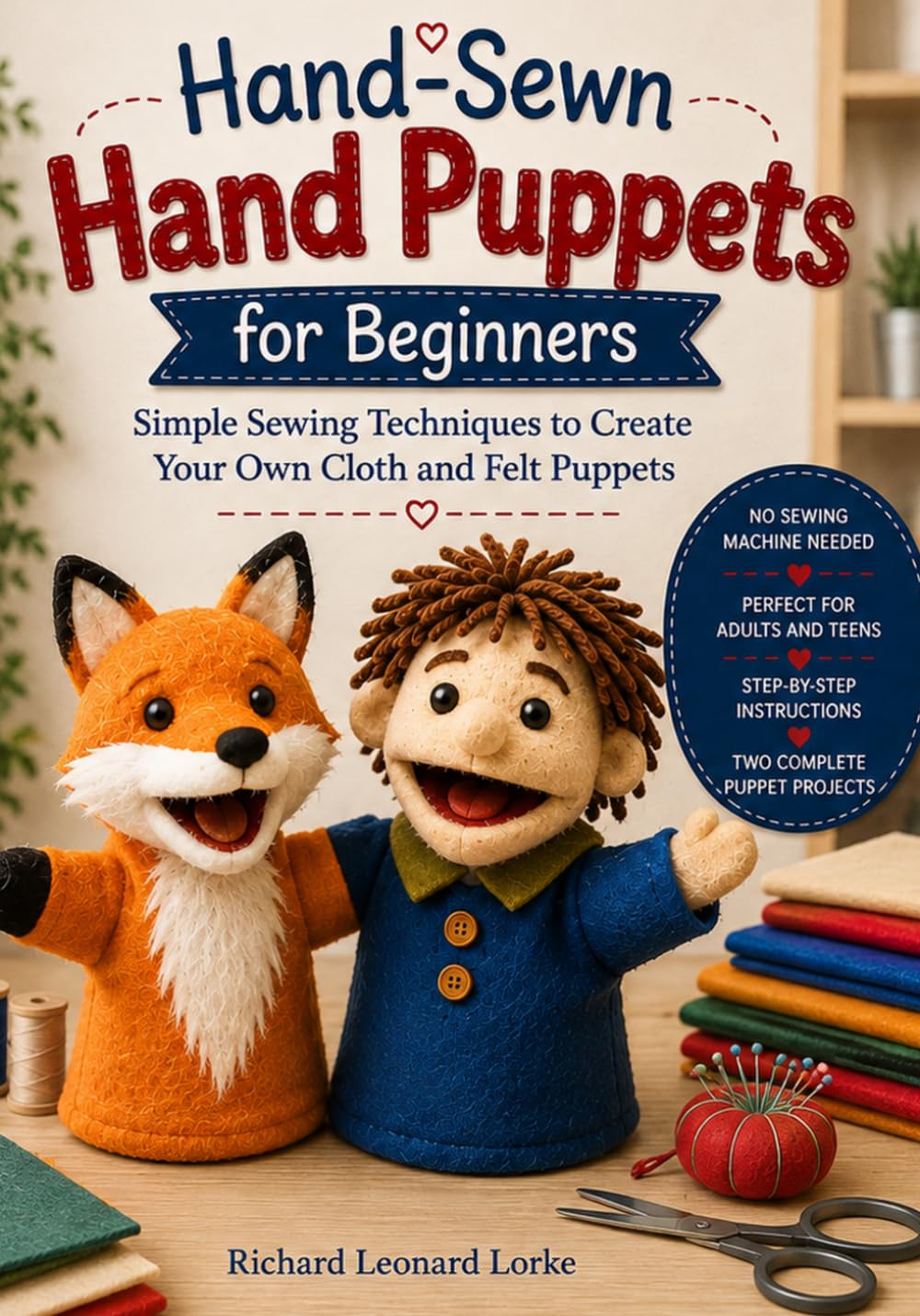 capítulo por capítulo baixar Hand-Sewn Hand Puppets for Beginners: Simple Sewing Techniques to Create Your Own Cloth and Felt Puppets
