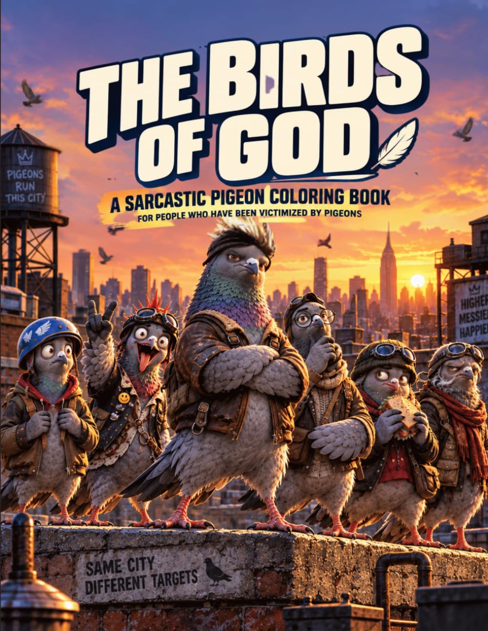 The Birds of God: A Sarcastic Pigeon Coloring Book for Adults Who Have Been Victimized by Pigeons baixar livro de graça