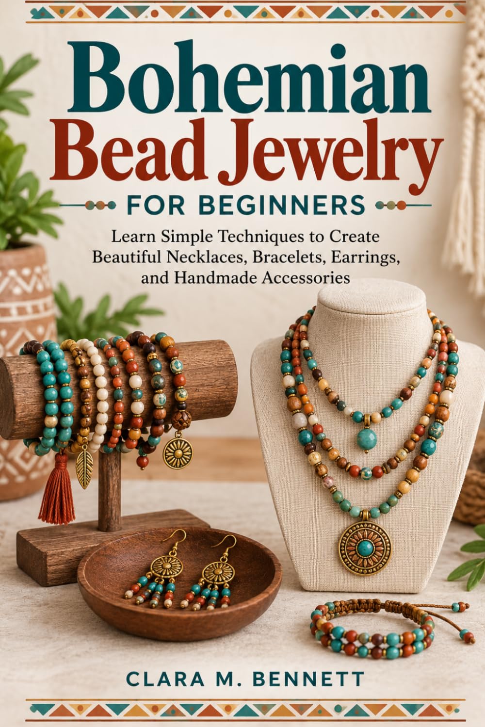 Bohemian Bead Jewelry for Beginners: Learn Simple Techniques to Create Beautiful Necklaces, Bracelets, Earrings, and Handmade Accessories baixar livro de graça