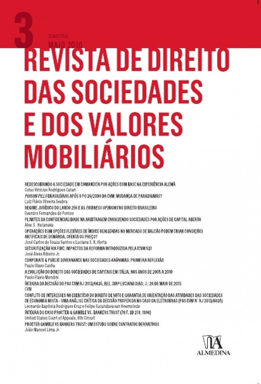 Revista de Direito das Sociedades e dos Valores Mobiliários - Volume 3