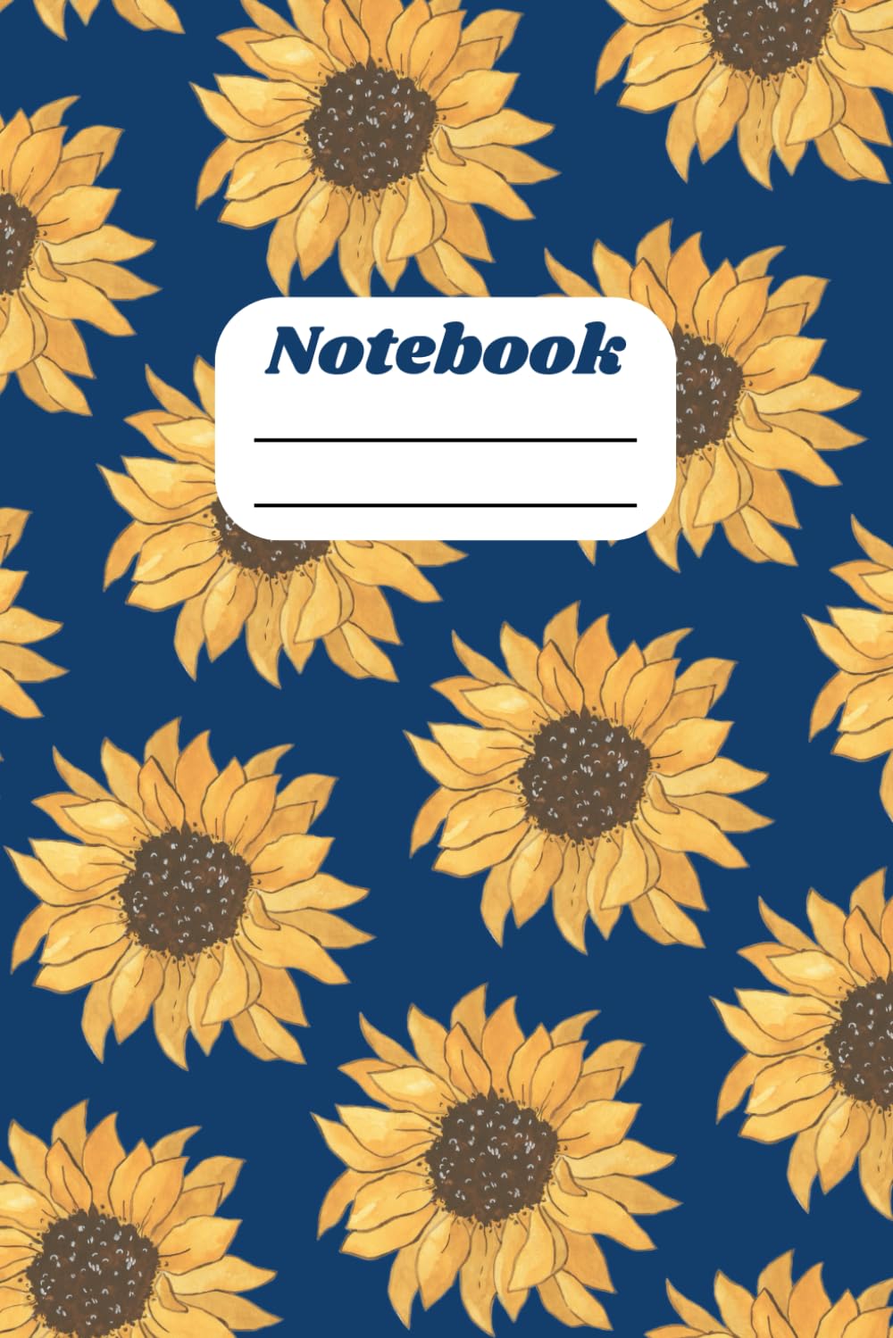 capítulo por capítulo baixar Deep Blue Journal With Sunflowers: Notebook