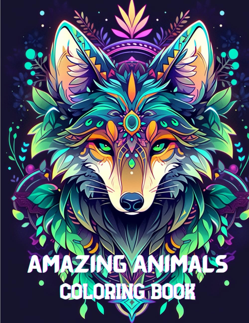 ler totalmente Amazing Animals: Coloring Book: Stress Relieving Mandala Animal Designs: