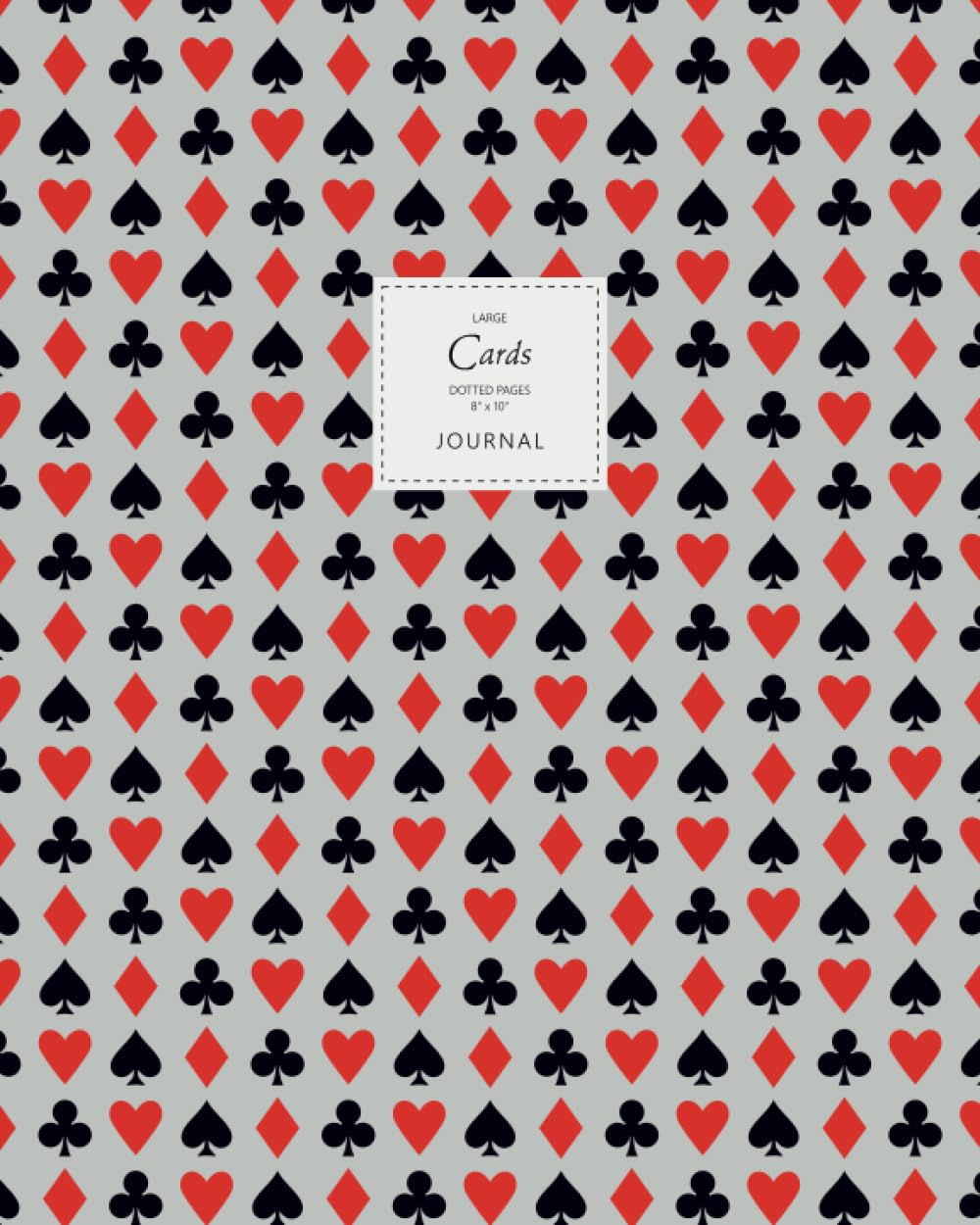 ler totalmente Cards Journal - Dotted Pages - 8x10 - Large: (Evening Edition) Playing Cards Journal 192 dot grid pages (8x10 inches / 20.3x25.4 cm/Large)
