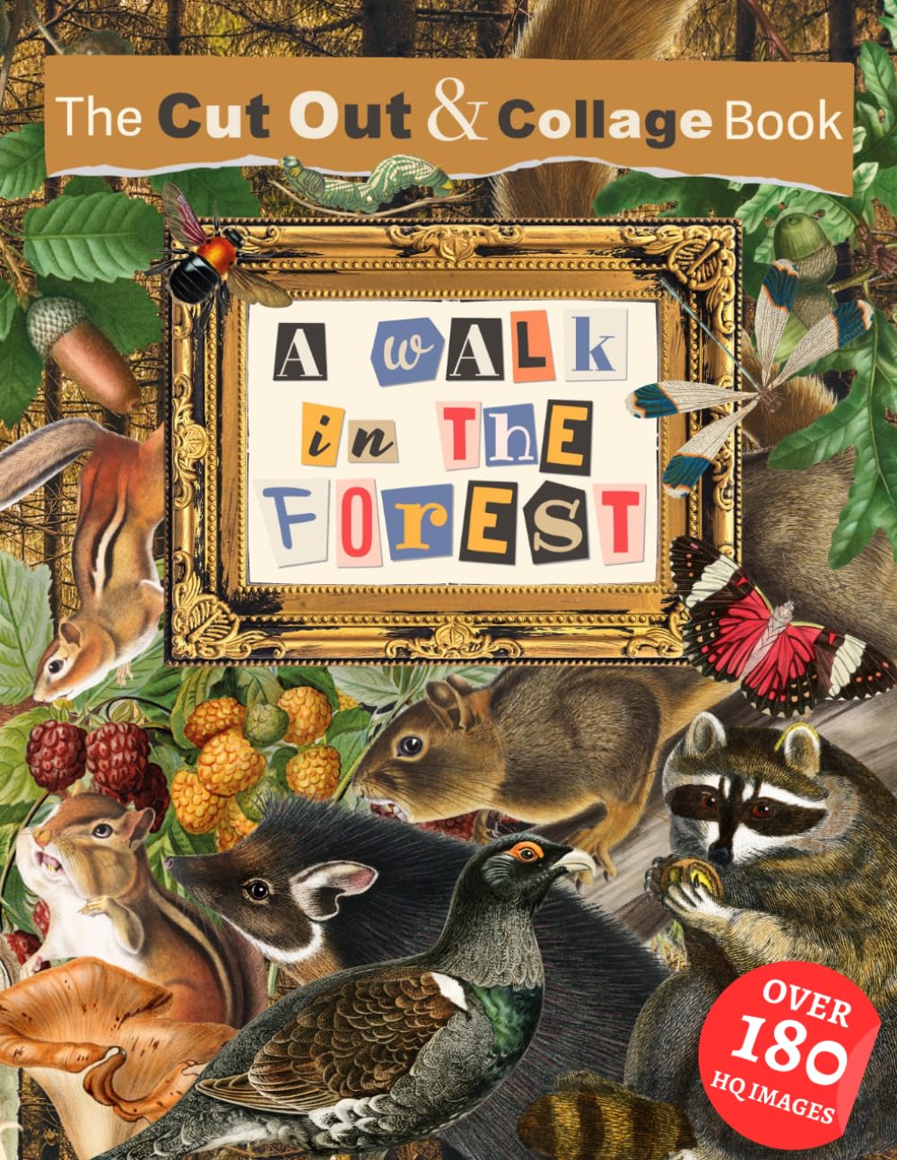 The Cut Out And Collage Book: A Walk in the Forest: Wildlife Illustrations and Botanical Art for Artistic Collaging: Forest Animals, Birds, Reptiles,... and Craft Lovers (Cut Out & Collage Books) baixar livro de graça