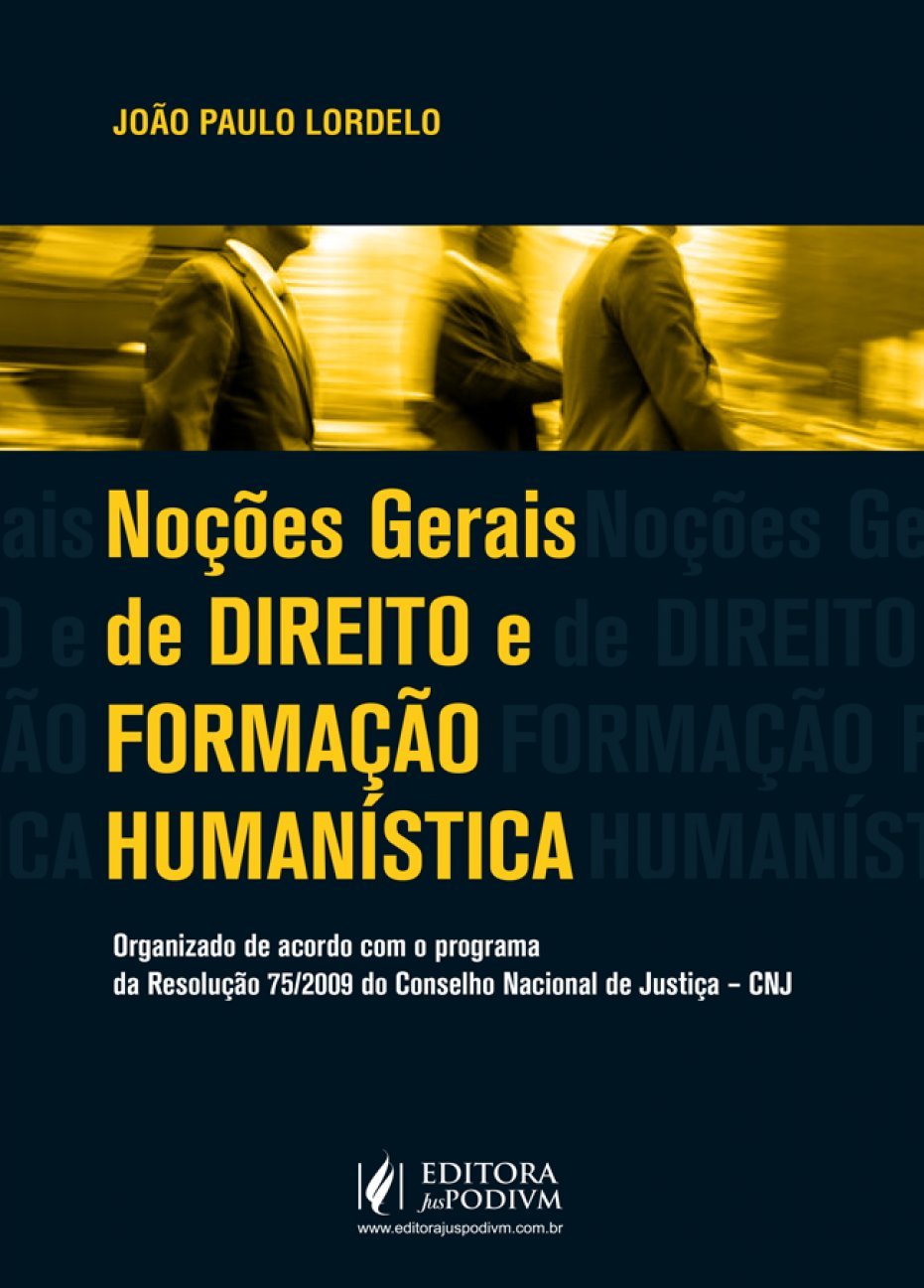 Noções Gerais de Direito e Formação Humanística baixar o livro de graça