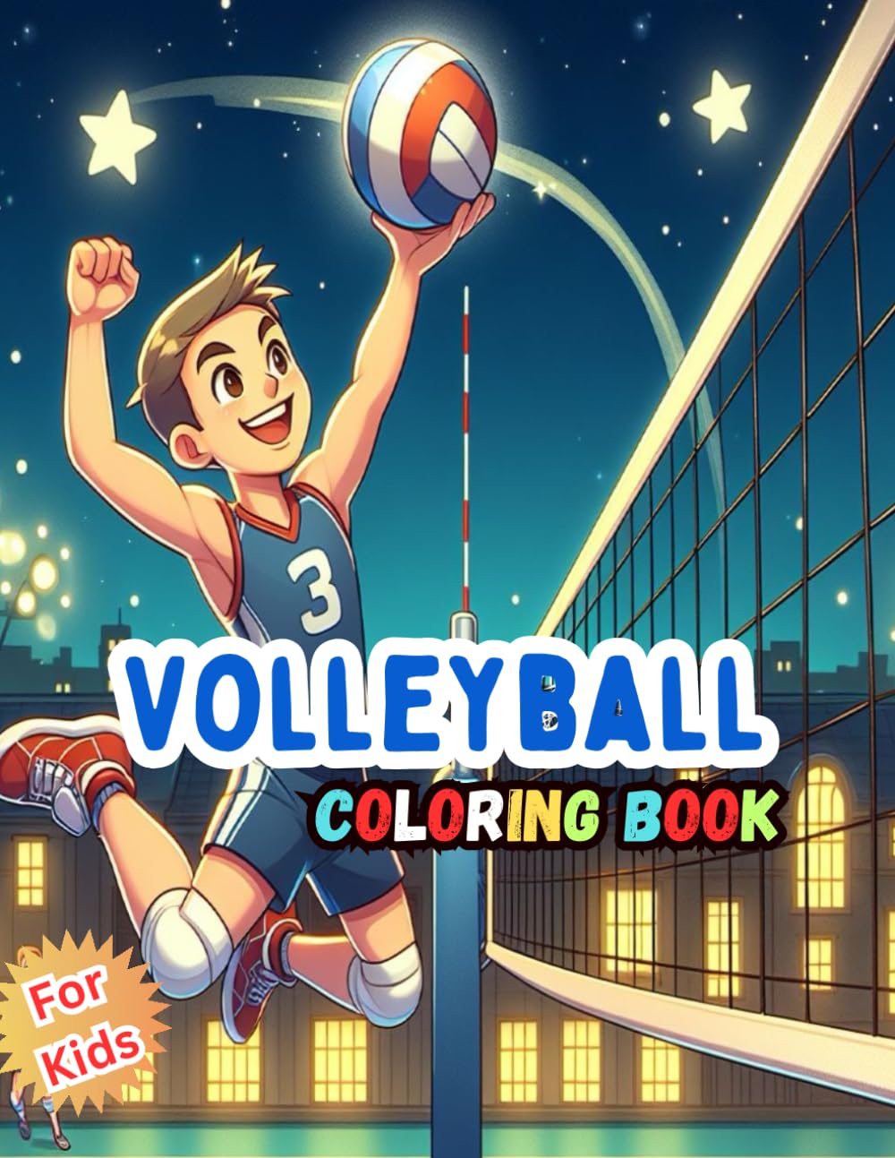 Volleyball Coloring Book For Kids: Fun & Cute Sports Colouring Pages For Girls and Boys Ages 4-12 Years Old baixar livro de graça
