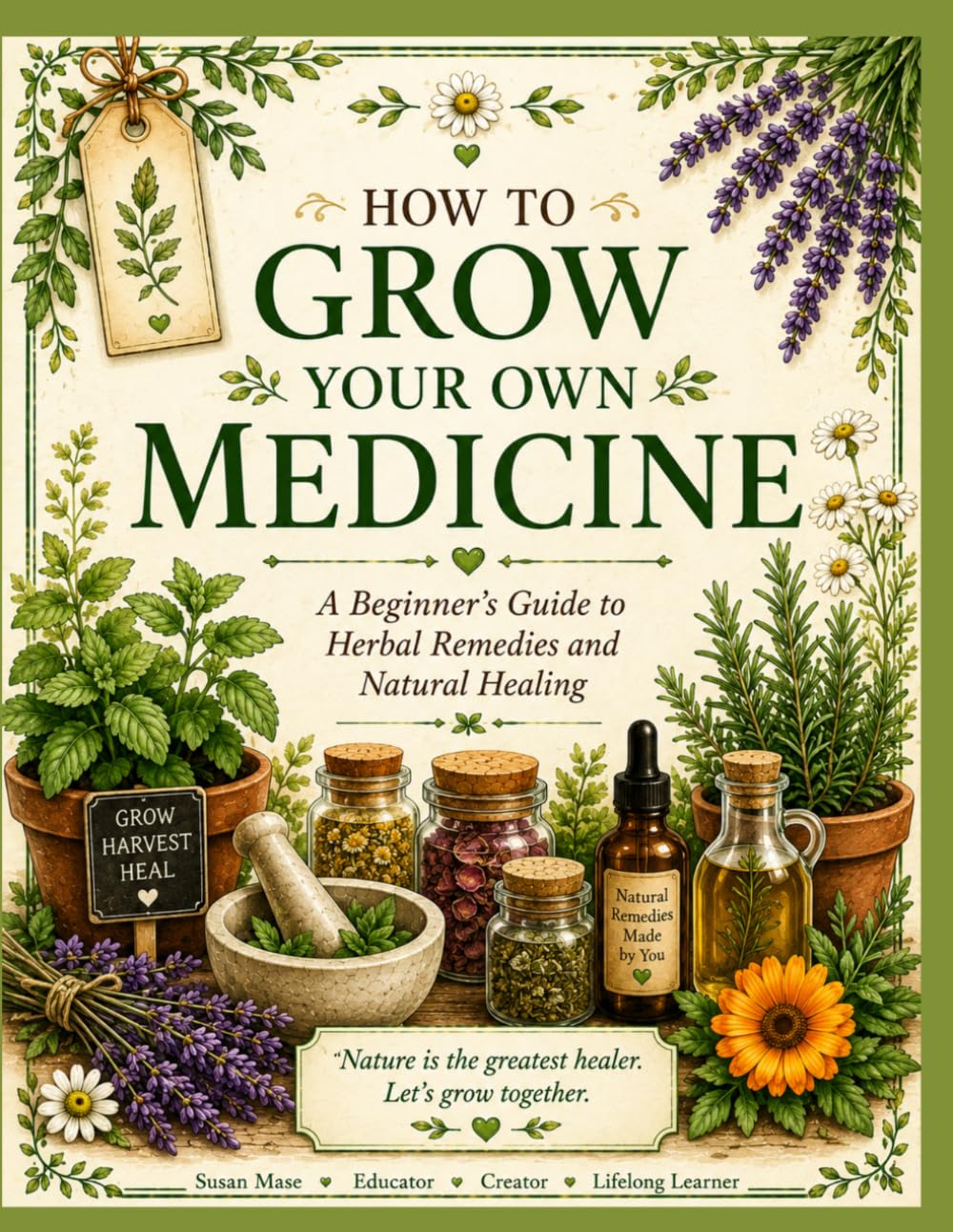 ler totalmente How To Grow Your Own Medicine: A Beginner's Guide to Herbal Remedies and Natural Healing