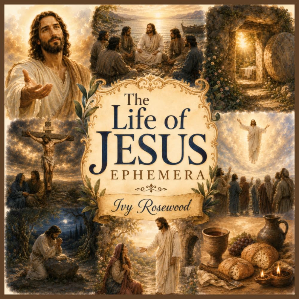 ler totalmente The Life of Jesus Ephemera: 80 Beautiful Christian Images from the Life of Jesus for Scrapbooking, Junk Journals, Collage and Paper Crafts