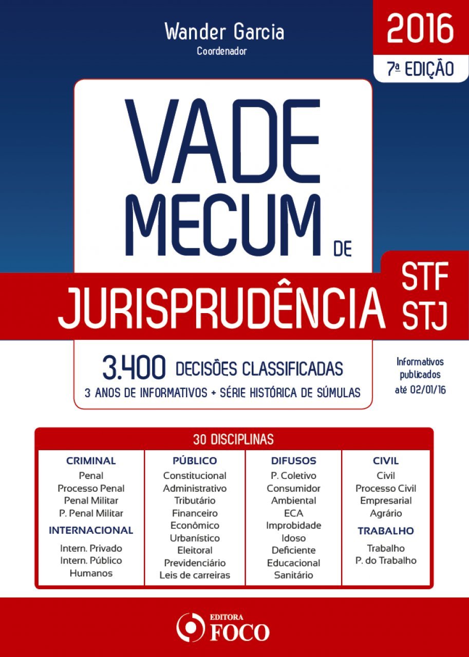 Vade Mecum de Jurisprudência STF/STJ baixar o livro de graça