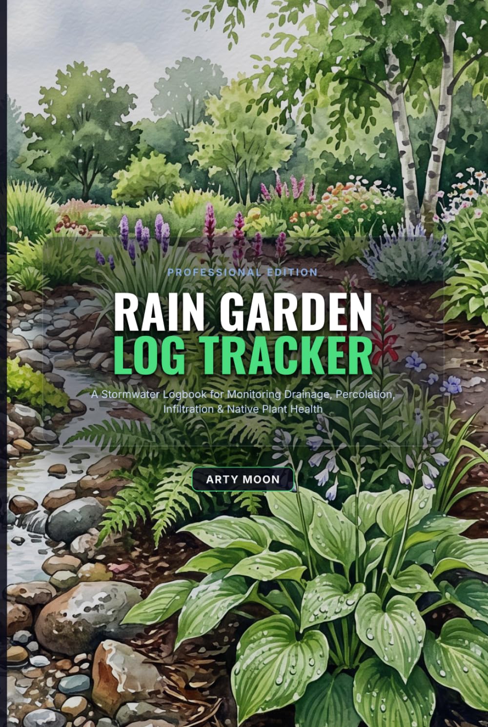 Rain Garden Log Tracker: Stormwater Drainage & Runoff Record Book | Infiltration, Plant Performance & Erosion Maintenance Logbook for Homeowners & Landscapers baixar o livro de graça