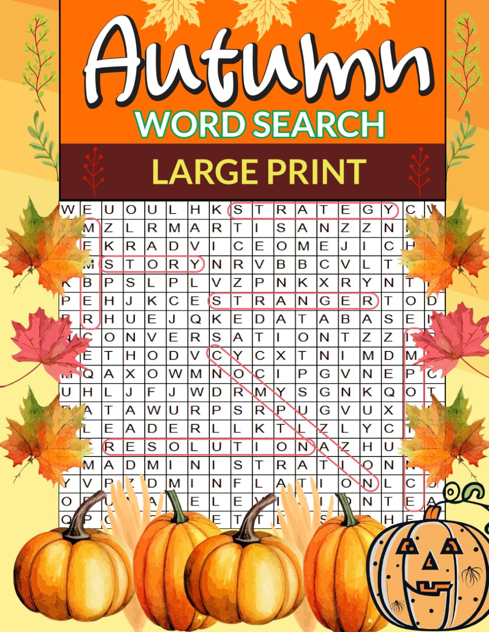 Autumn Word Search Large Print: Fall Word Search Puzzle Book for Adults & Seniors, 2000+ New Words With Solutions baixar o livro de graça