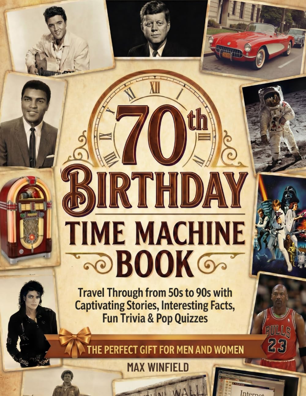70th birthday gifts for men and women: The 70th Birthday Time Machine Book: Travel Through from 50s to 90s with Captivating Stories, Interesting Facts, Fun Trivia & Pop Quizzes baixar o livro de graça