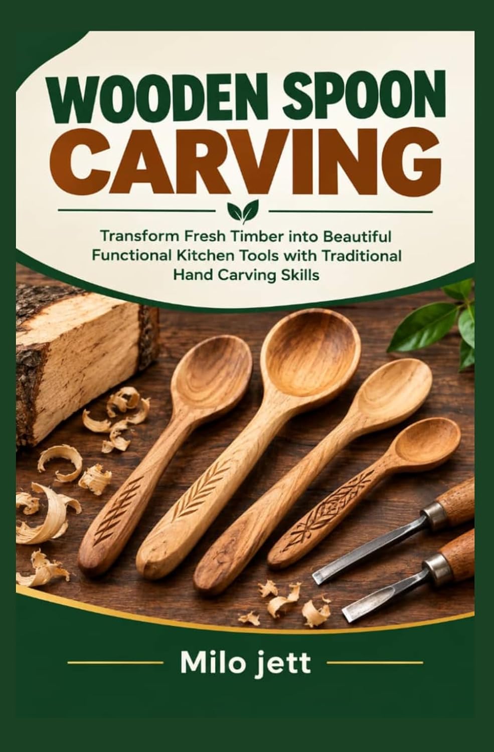 WOODEN SPOON CARVING: Transform Fresh Timber into Beautiful Functional Kitchen Tools with Traditional Hand Carving Skills baixar livro de graça