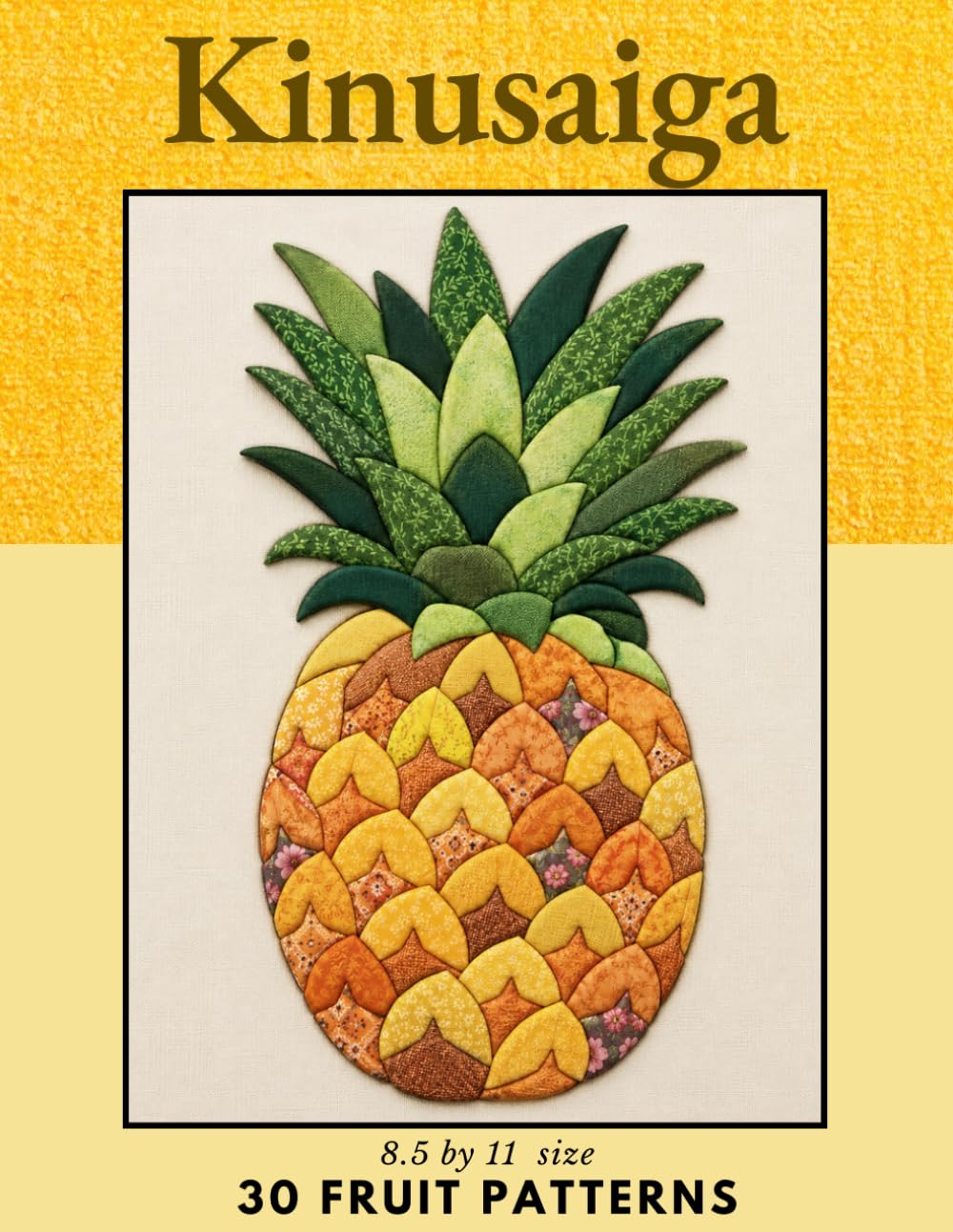 ler totalmente Kinusaiga Templates 30 Fruit Patterns: No-Sew Japanese Fabric Art 8.5 by 11 size
