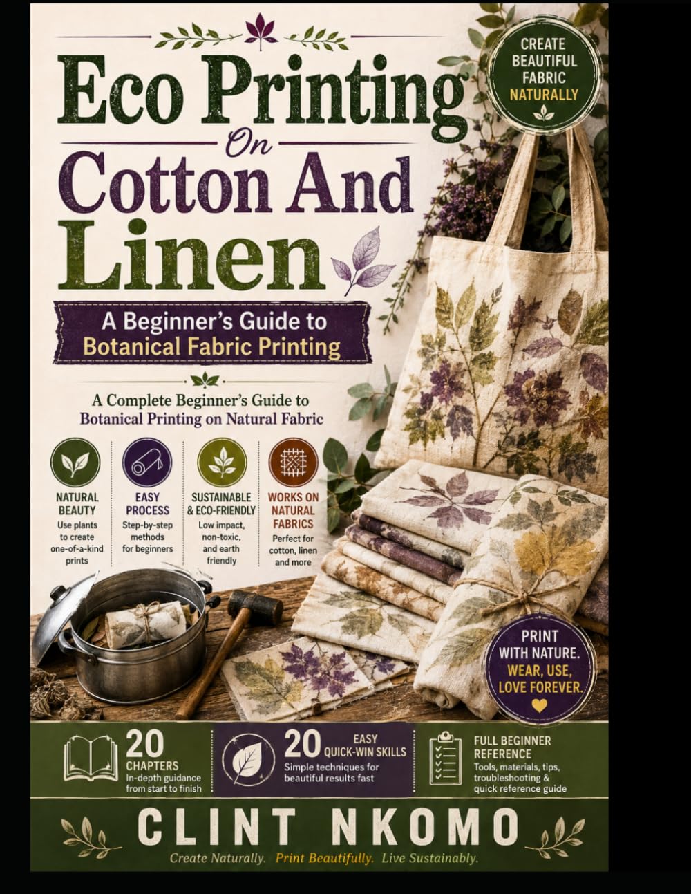capítulo por capítulo baixar Eco Printing On Cotton And Linen: A Complete Beginner's Guide to Botanical Printing on Natural Fabric