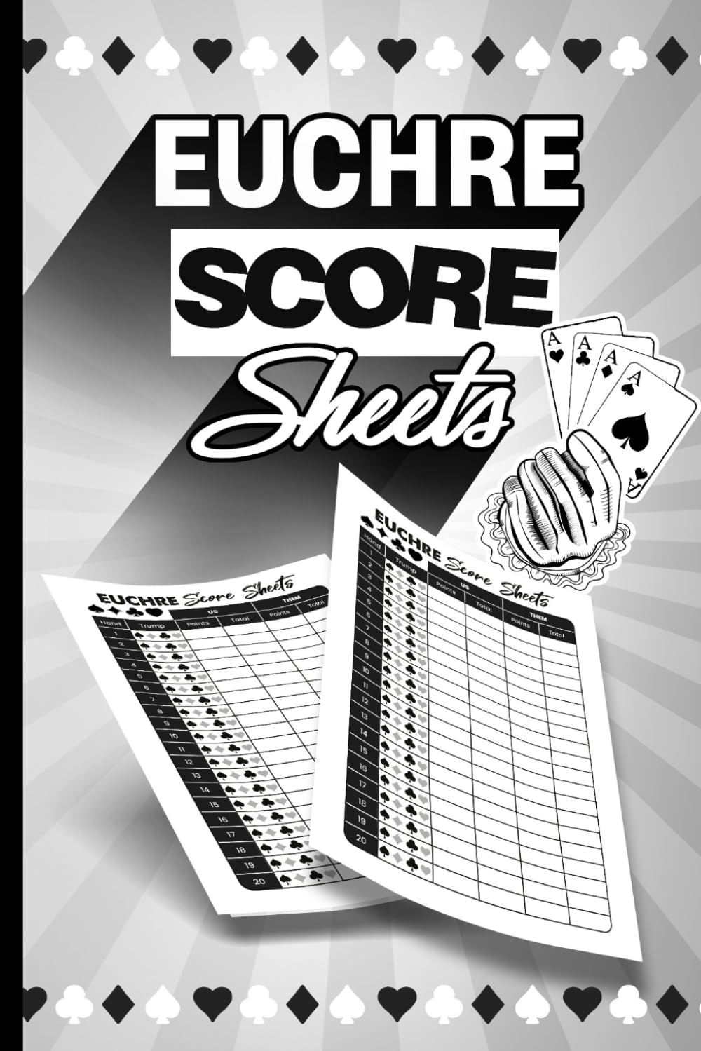 Euchre Score Sheets: 120 Sheets For Progressive Card Games Book | Perfect Scorebook for ScoreKeeping | Keeper Score Notebook baixar livro de graça