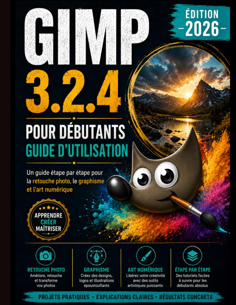 ler totalmente GIMP 3.2.4 POUR LES DÉBUTANTS GUIDE DE L'UTILISATEUR 2026: Guide étape par étape pour la retouche photo, Conception graphique et art numérique (French Edition)
