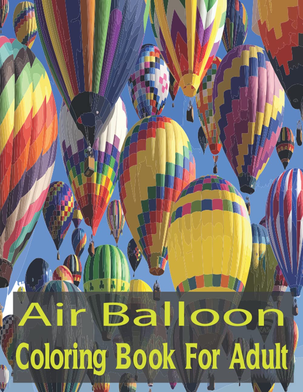 Air Balloon Coloring Book For Adult: Easy Hot Air Balloon Coloring Book. baixar livro de graça