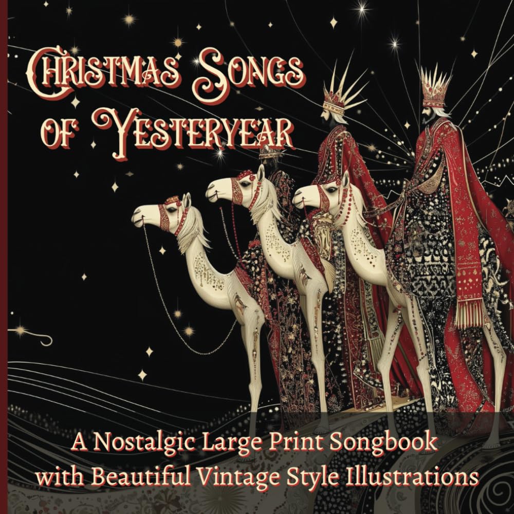 Christmas Hymns of Yesteryear: A Beautifully Illustrated Large-Print Songbook for Seniors. baixar o livro de graça