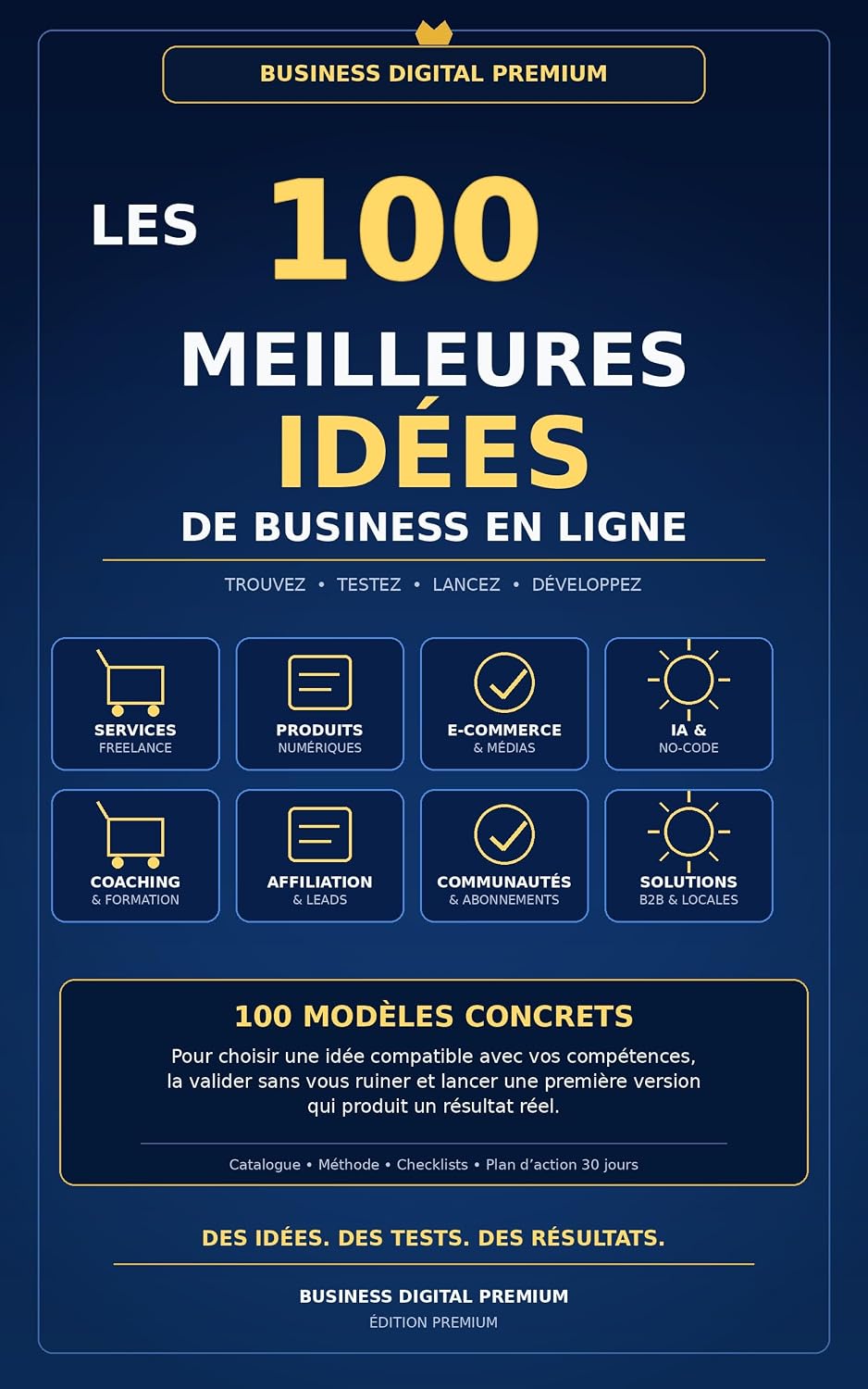 capítulo por capítulo baixar Les 100 meilleures idées de business en ligne (French Edition)