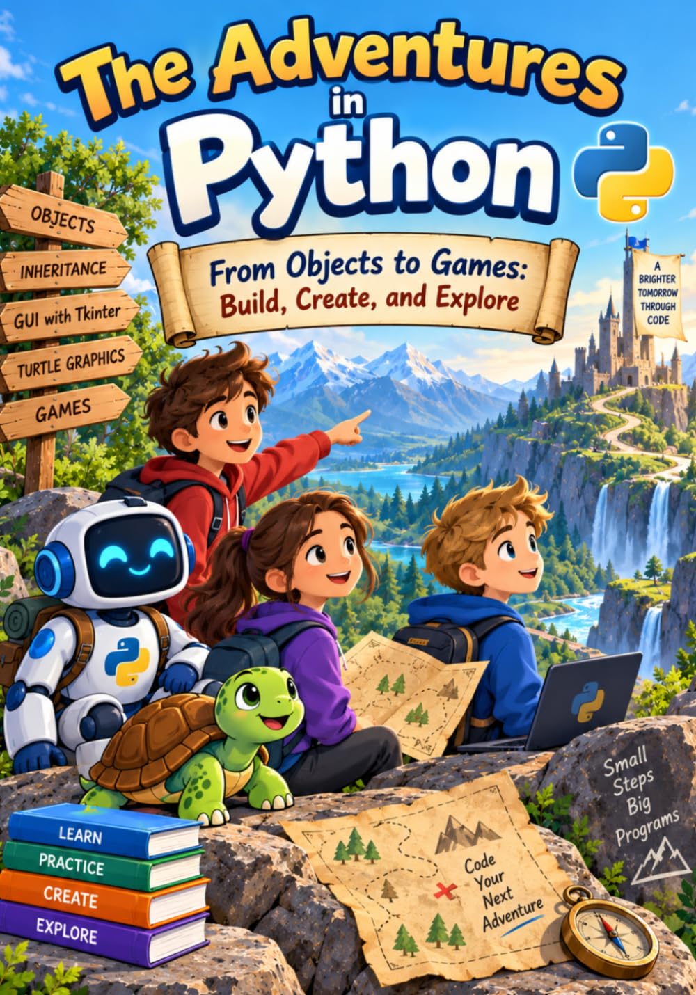 The Adventures in Python: From Objects to Games: Build, Create, and Explore Objects, Graphical Interfaces with Tkinter, Games, Turtle Graphics and Creative Projects baixar o livro de graça