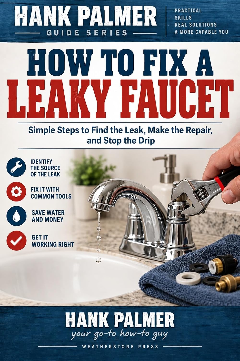 ler totalmente How to Fix a Leaky Faucet: Find the Cause, Make the Repair, and Know When to Call a Plumber (The Hank Palmer Practical How-To Series) (English Edition)