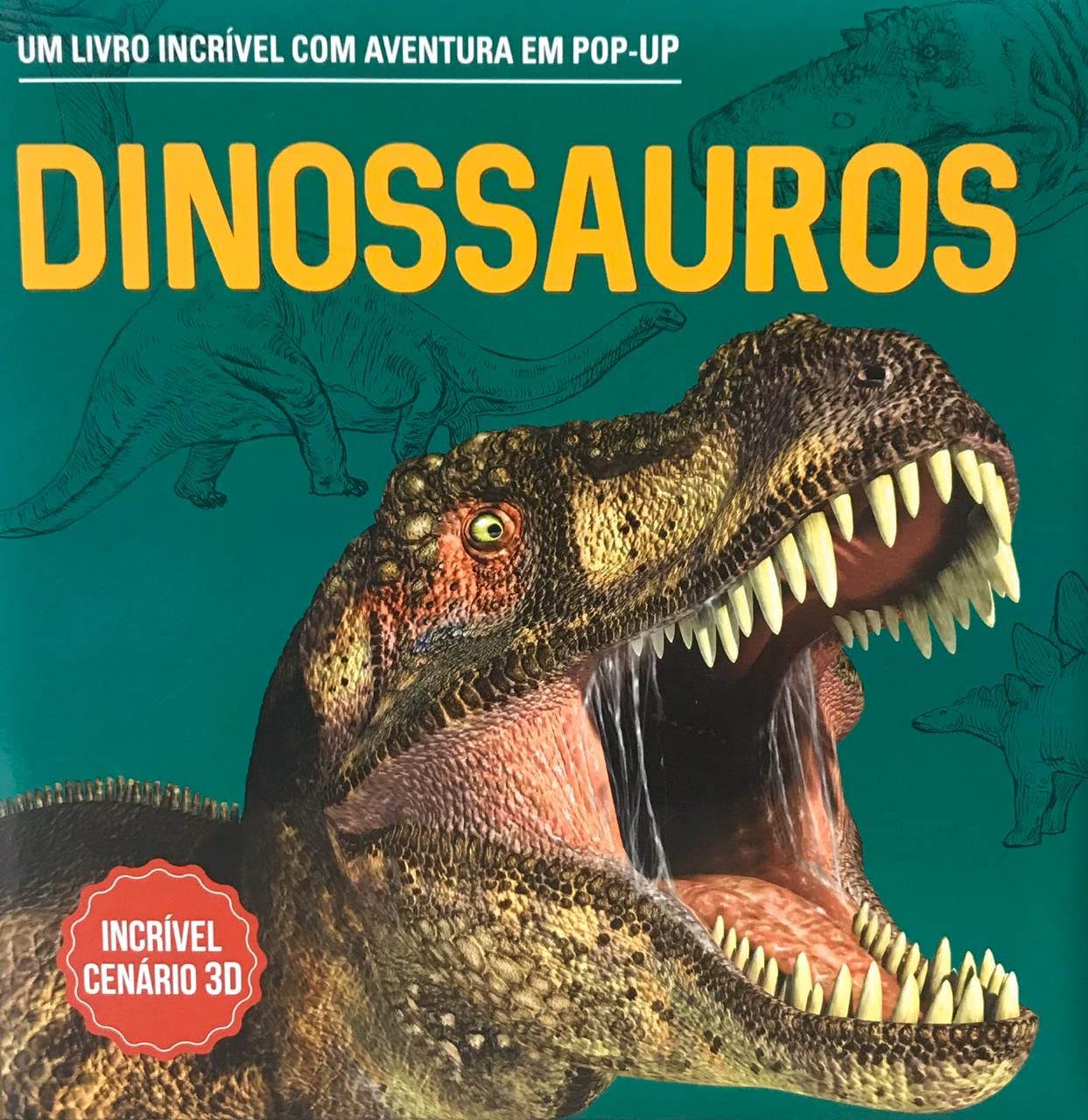 ler totalmente Dinossauro 3d: um Livro Incrível com Aventura em Pop-up
