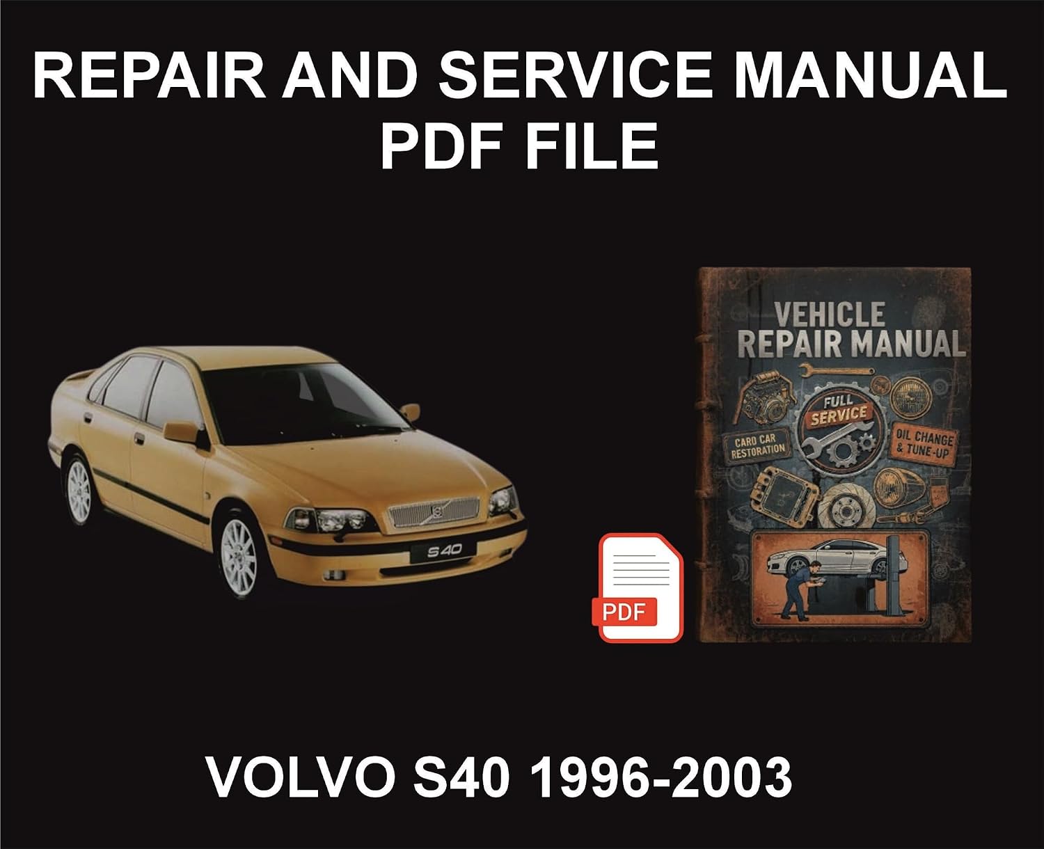 Volvo S40 1996-2003 Vehicle Repair Manual, Parts, Wiring, Workshop Book (English Edition) baixar o livro de graça