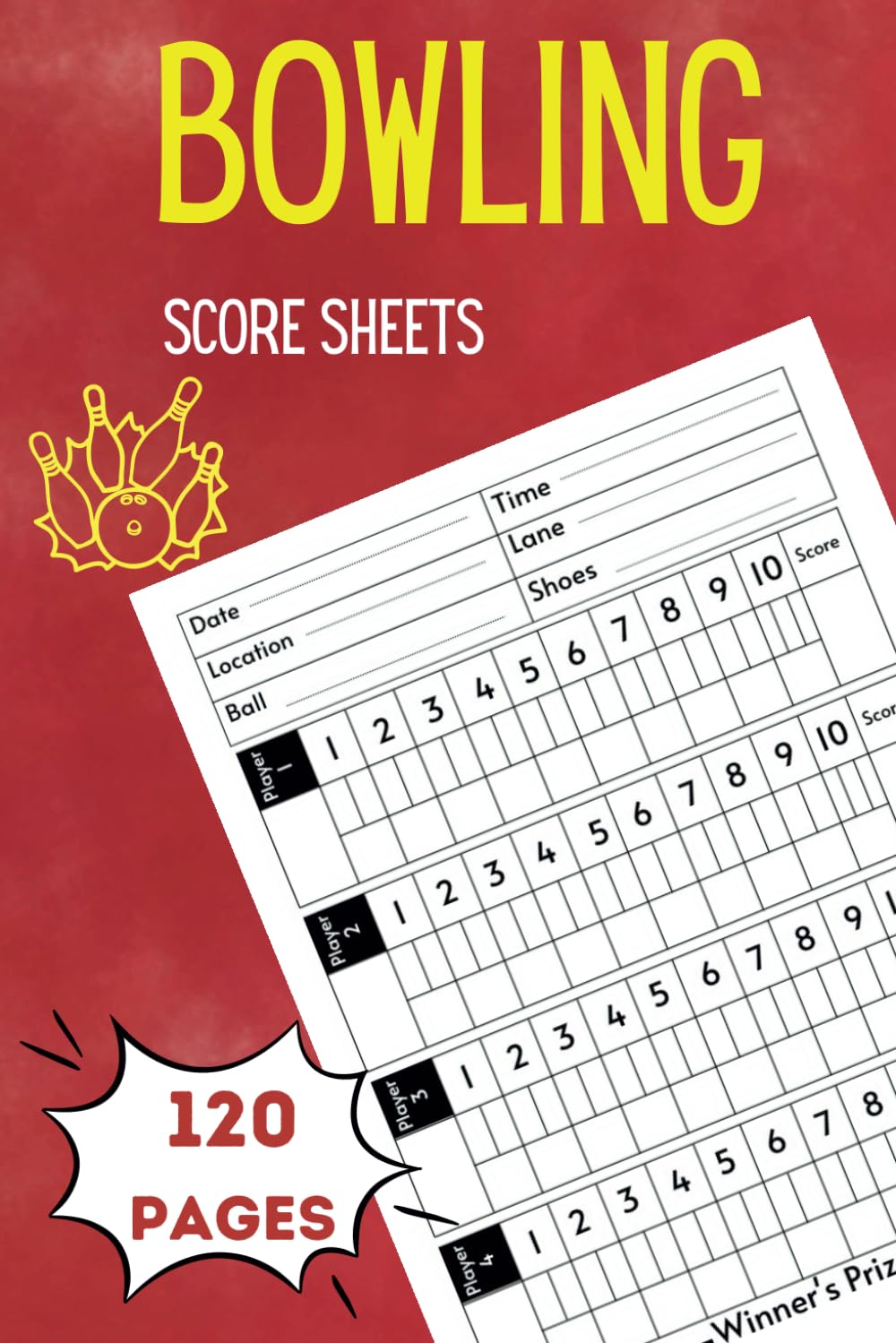 Bowling Score Sheets: Bowling Score Pads, 6 x 9 inches with 120 pages baixar livro de graça