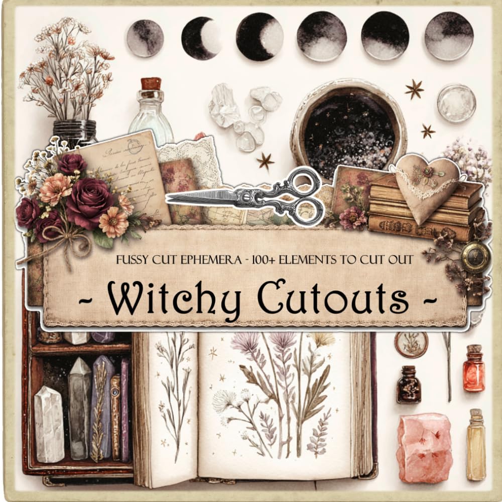 capítulo por capítulo baixar Witchy Fussy Cuts: Junk Journal Supplies to Cut Out