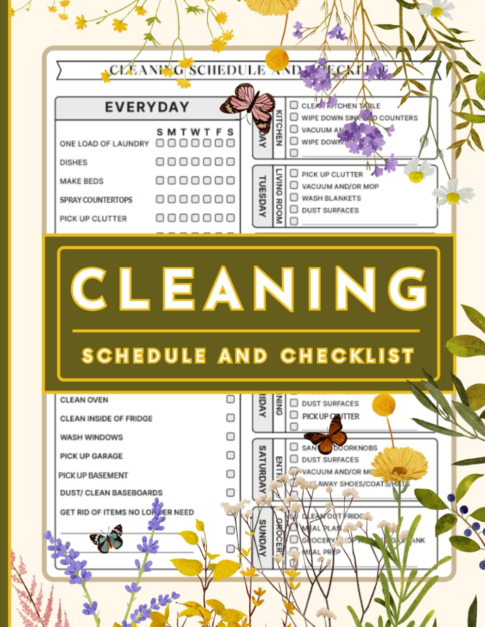 Cleaning Schedule and Checklist: The Ultimate Cleaning Handbook Daily, Weekly, and Monthly Checklists, Schedules, and Home Organization Plans baixar o livro de graça