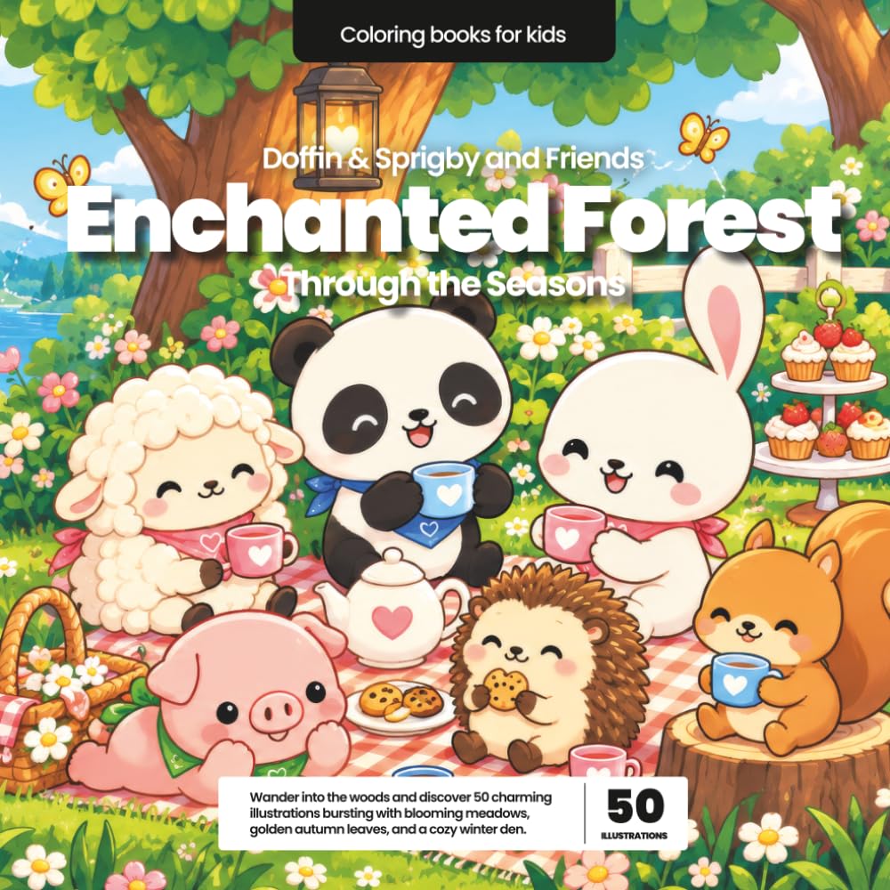 Enchanted Forest Through the Seasons: Doffin & Sprigby and Friends (Doffin & Sprigby and Friends: A Coloring Book Collection) baixar livro de graça