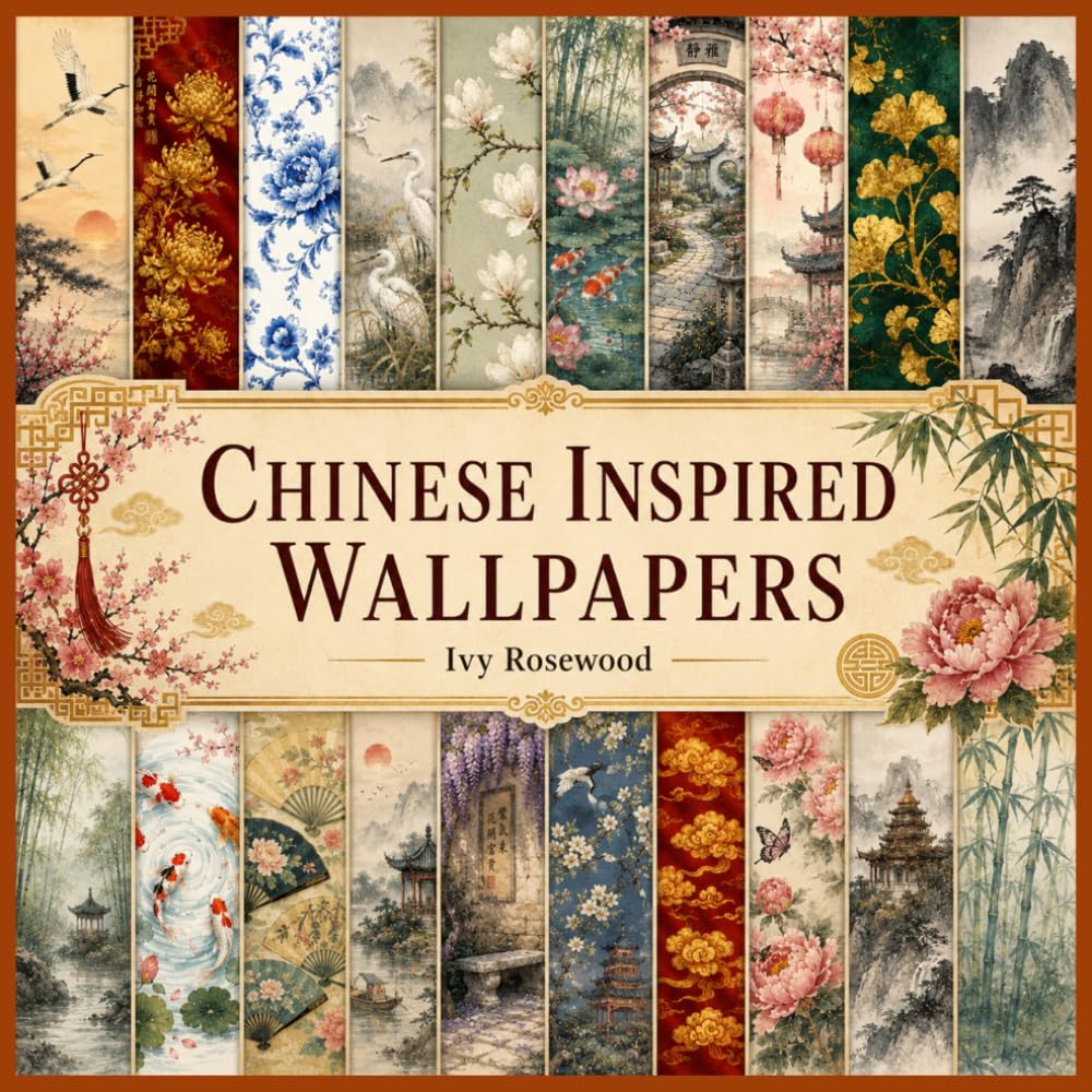 ler totalmente Chinese Inspired Wallpapers: 20 Elegant Decorative Papers for Junk Journaling, Scrapbooking, Paper Crafts, Card Making, Collage, Decoupage & Creative Projects