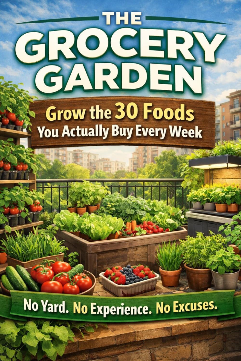 THE GROCERY GARDEN: Grow the 30 Foods You Actually Buy Every Week No Yard. No Experience. No Excuses. baixar livro de graça
